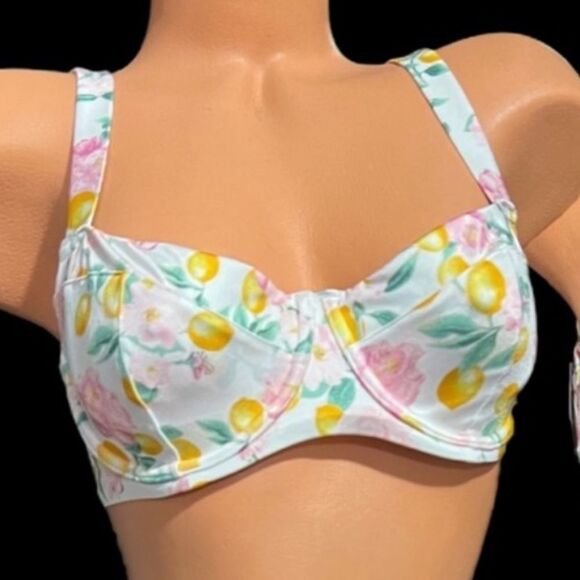 Victorias Secret Swim Wicked Push up without padding Bikini top lemons 36DDD - Picture 2 of 5